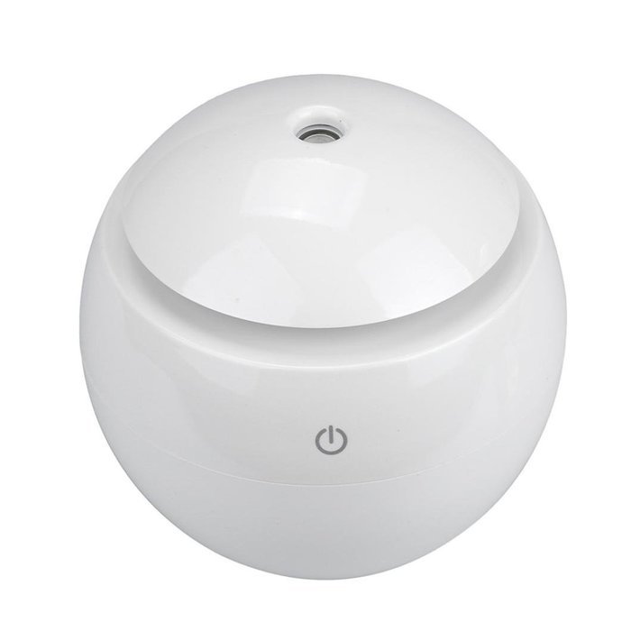 Ecurson LED Touch Wooden Aroma Ultrasonic Humidifier USB Essential Oil Diffuser Cute Round Home Office Air Purifier... N10