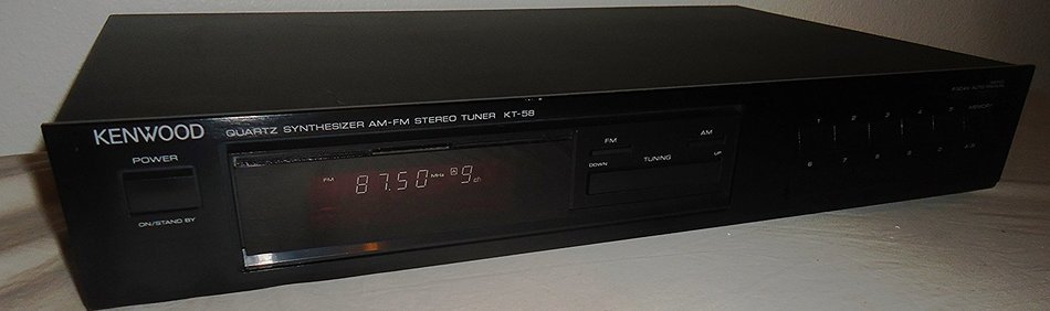 Kenwood KT-58 Quartz Synthesizer AM/FM Stereo Tuner - Beautiful Like New Condition - Audio - Music - 1980's -...