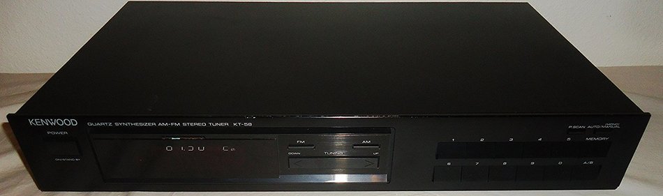 Kenwood KT-58 Quartz Synthesizer AM/FM Stereo Tuner - Beautiful Like New Condition - Audio - Music - 1980's -... N2