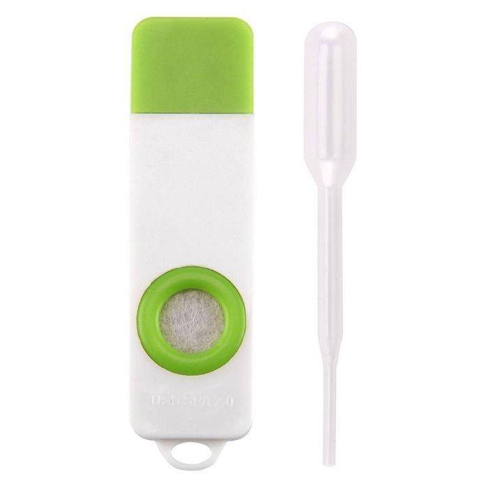 USB & Car Aromatherapy Diffuser Aroma Humidifier Essential Oil Fresh Item Home (Color : Green) N4