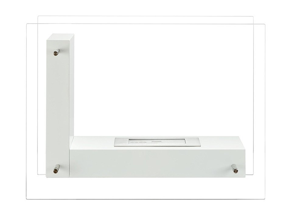 Ignis Ventless Bio Ethanol Fireplace Vitrum L White N5