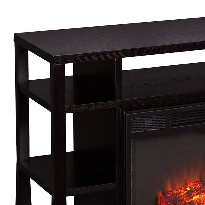 Stockton Media Electric Fireplace - Ebony Stain N4