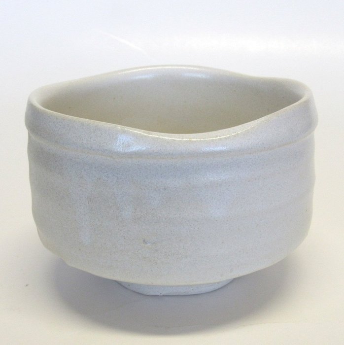 Japanese Chawan Matcha Bowl Snow Scene Minoyaki