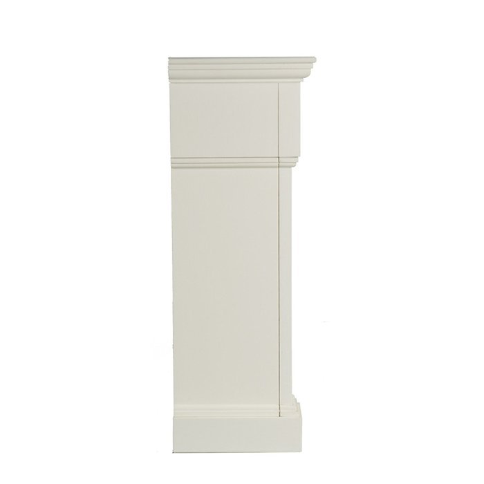 Calvert Carved Electric Fireplace - Ivory N15