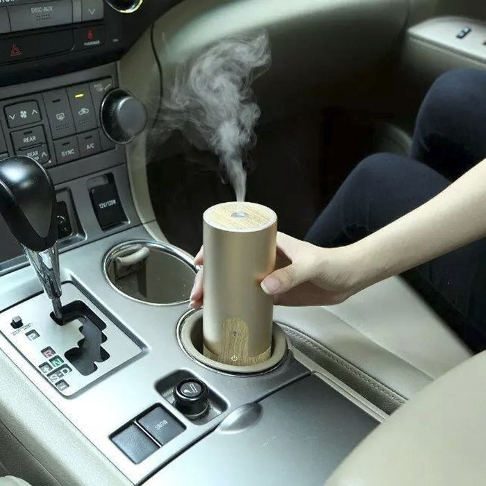 Aromatherapy Diffuser Wood,I3C Aromatherapy Essential Oil Diffuser Air Humidifier Car Aroma Diffuser Cool Mist... N9