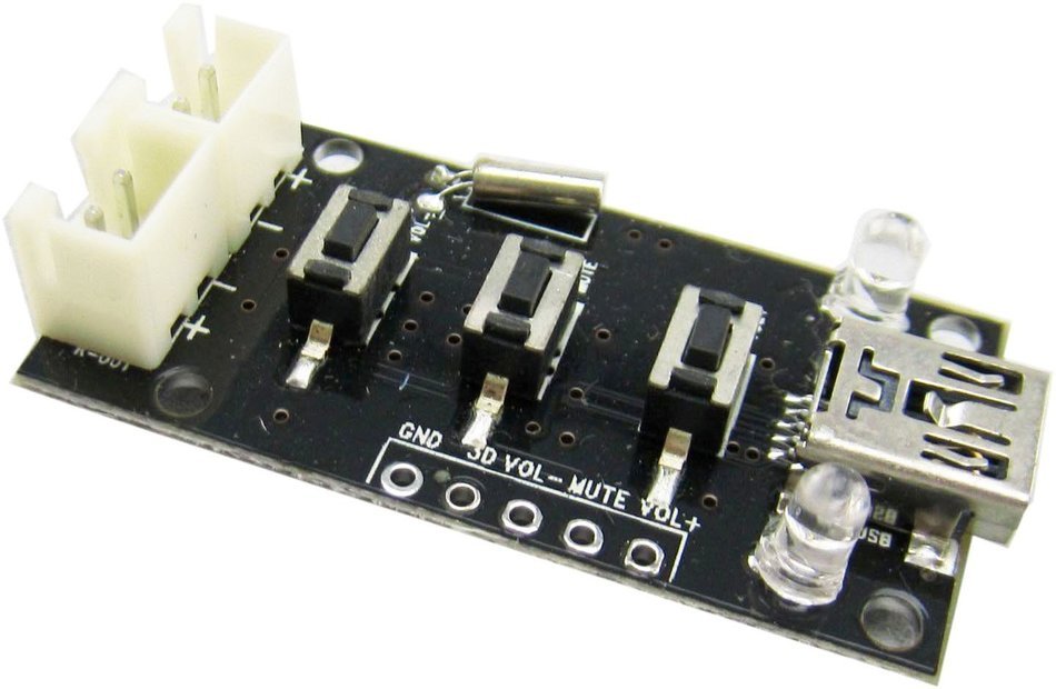 Yeeco Mini USB Audio Amplifier 5V Power Supply Power Audio Module+Audio Input Mini 2.0 with 3D Volume Adjustment