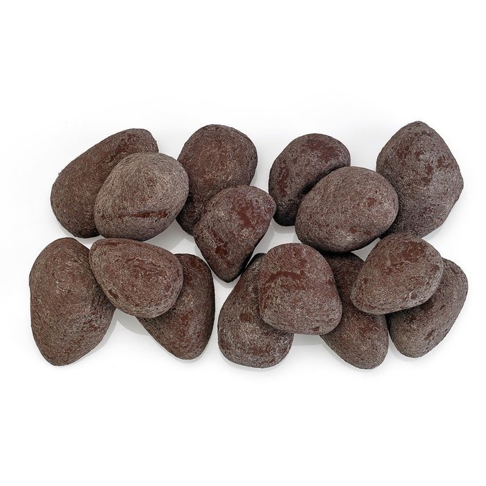 Midwest Hearth Fire Rocks | Decorative Stones for Outdoor Gas Fire Features or Indoor Gas Log Fireplaces | 15-... N25