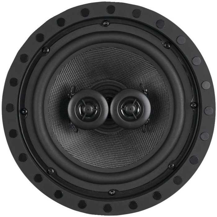 ArchiTech Kevlar 8 In. Single Point Stereo In-Wall/Ceiling Frameless Speaker, 2-Way (Single)