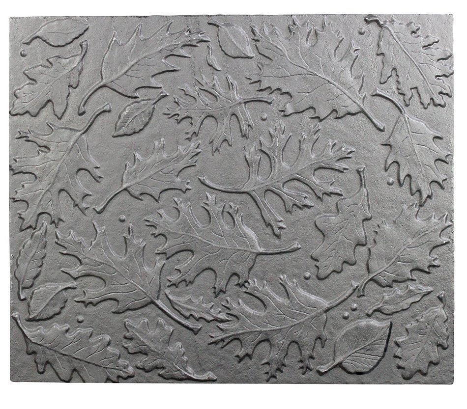 HomComfort CIFBLV Leaves Cast Iron Fireback Plates