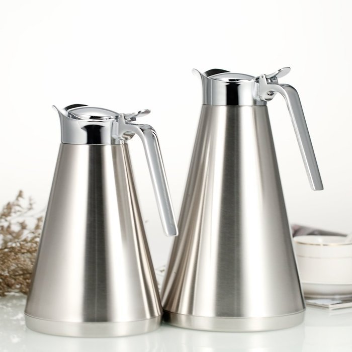 Anself Large Capacity Stainless Steel Vacuum Carafes Thermal Coffee Pot Thermo Jug Double Wall Insulated Water... N2