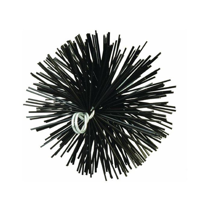 MEECO'S RED DEVIL 33190 8-Inch Round Poly Chimney Brush