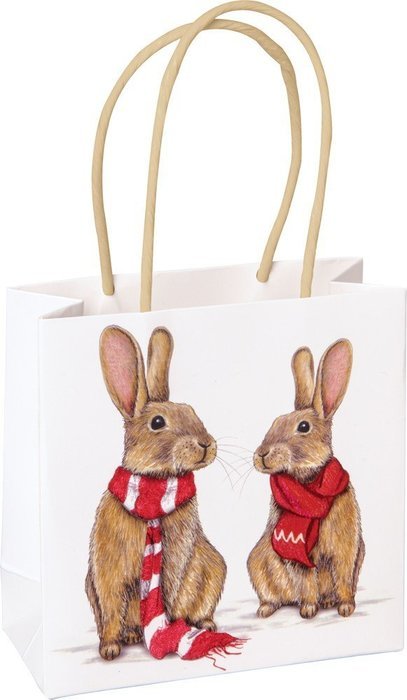 Boston International Gift Bags, Small, Winter Eddie, Pack of 12