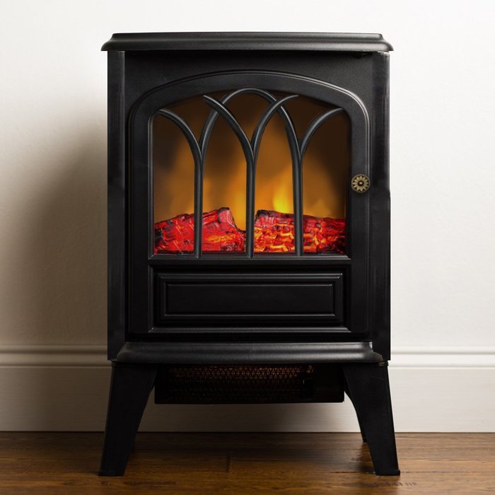 Clevr Freestanding Electric Fireplace Space Heater N2