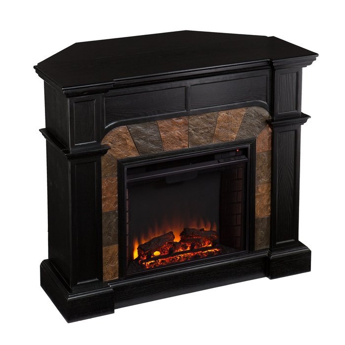Electric Fireplace Heater Remote Control Adjustable Heat Free Standing 1500w N7