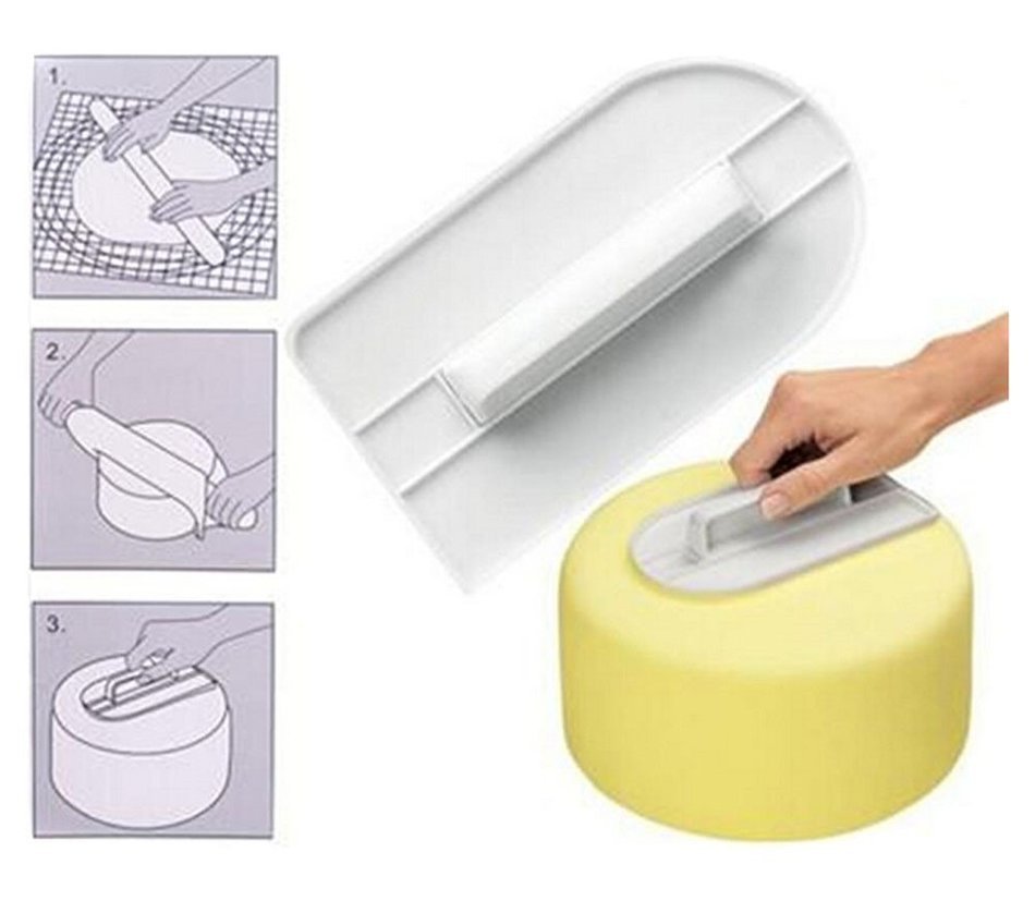Yingwei White Baking Cream Cake Smooth Cake Scraper Putty Spreader