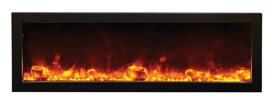Amantii BI-60-DEEP - 60" wide x 12" deep - Electric Fireplace N6