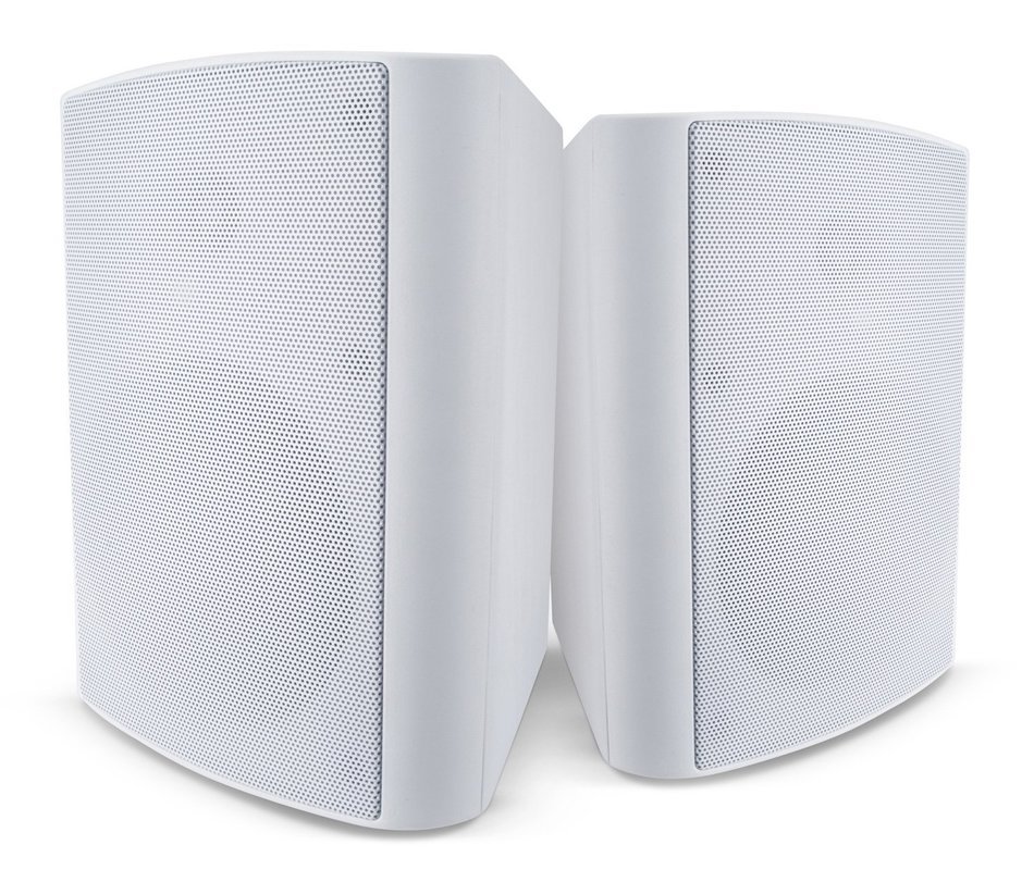 Cambridge - ES - 2-Way - Outdoor Speakers w/ Brackets White