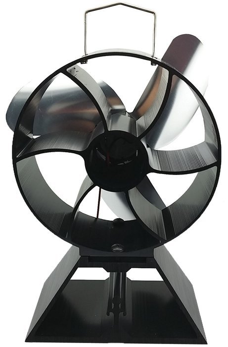 3-Blade Heat Powered Stove Fan for Wood / Log Burner/Fireplace i- Eco Friendly N3