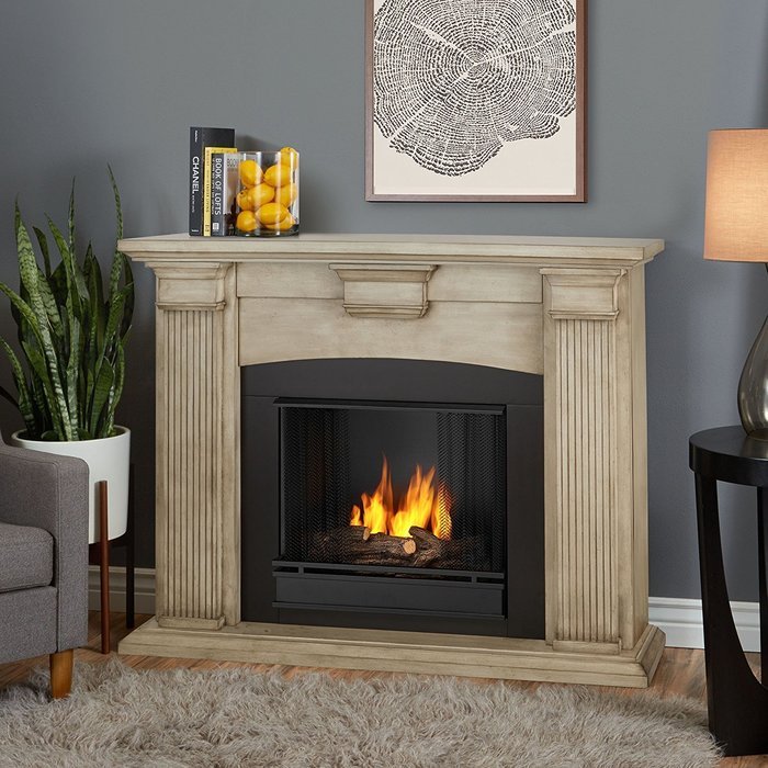 Real Flame Adelaide Ventless Gel Fireplace N13