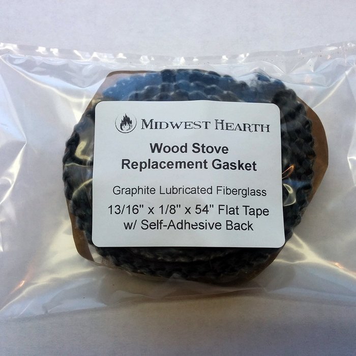 Midwest Hearth Wood Stove Replacement Gasket for Woodburning Stoves - Graphite Impregnated Fiberglass Gaskets... N21