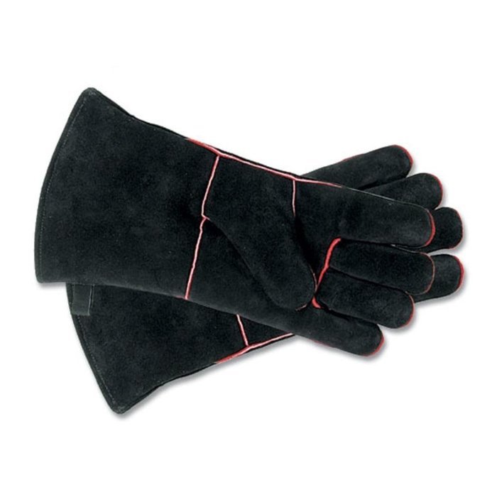 Woodeze 5MM-A-12B Fireplace Gloves - 13 1 - 2 in. - Black