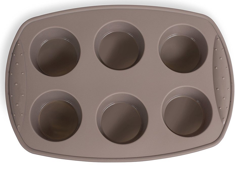Internet&rsquo;s Best Silicone Cake Mold | 6 Cup | Cupcake Tray | Cake Baking Mold | BPA Free | Dishwasher Safe N3