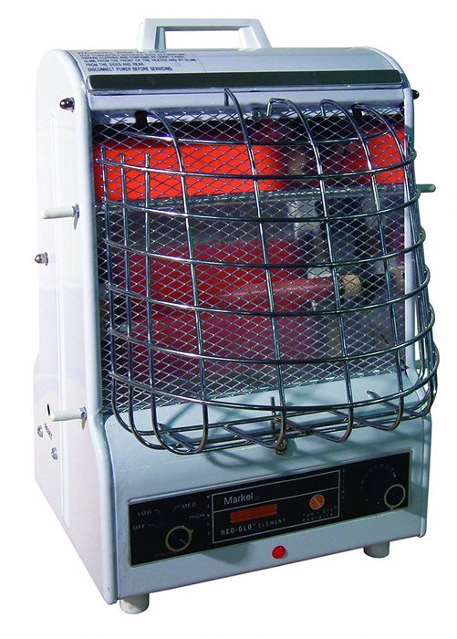 TPI Corporation 198TMC Fan Forced Portable Heater, Radiant, 1500/900/600W, 120V