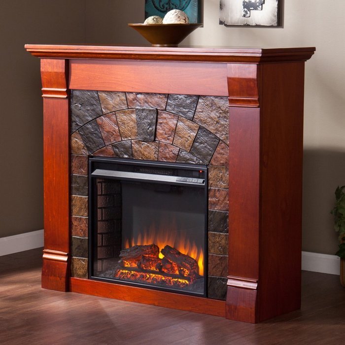 Southern Enterprises Elkmont Electric Fireplace N3