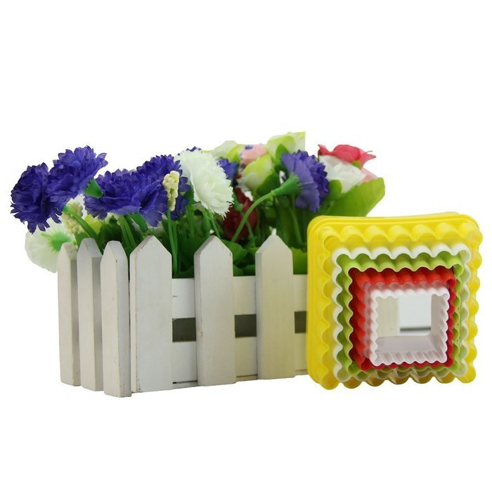 Julyshop Cookies Fondant Cake Decorating Sugarcraft Plunger Cutter Tools Mold Mould (Circle) N3