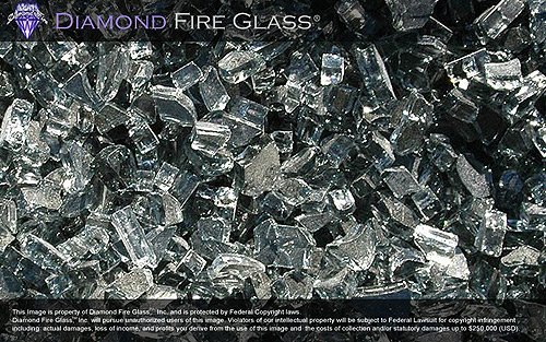 Smoke Gray - Fireplace Glass - 1 LB.