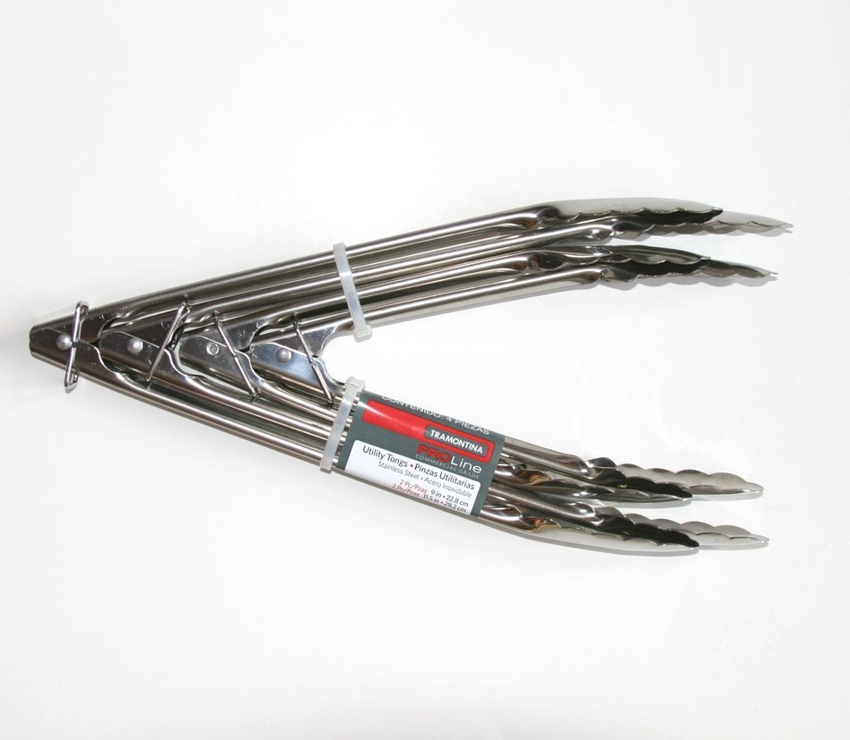 Tramontina Pro Line Stainless Steel Food Tongs, 4 Pairs by Tramontina (800139) N3