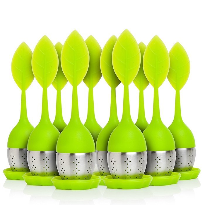 10 - Herbal Loose Leaf Infusers, 10 Green multipack N2
