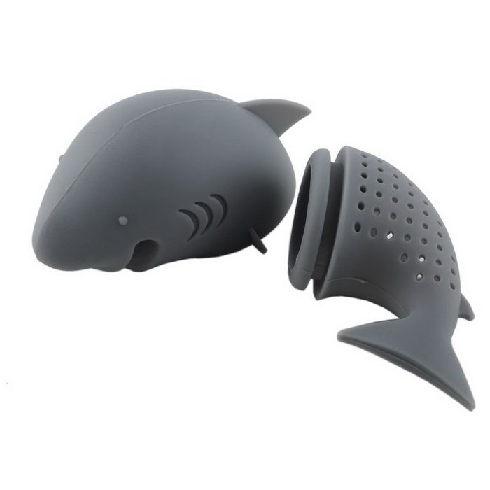 Altarmoss Happy Shark Tea Infuser - 100% Food Grade Silicone Tea Filters for Loose Leaf Tea, Set of 2 (Mr. & Mrs... N2