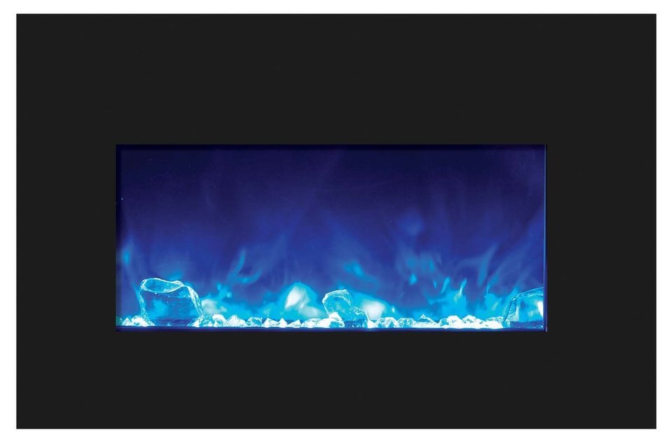 Amantii INSERT-33-4230-BG Insert Series Electric Fireplace with Ice Media Kit, 33 Inch
