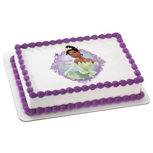 Princess & the Frog Princess Tiana Personalized Edible Cake Image Topper