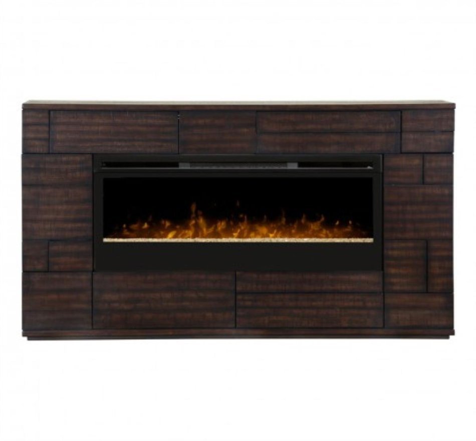 Dimplex Markus Glass Ember Bed Electric Fireplace Mantel in Boston N2
