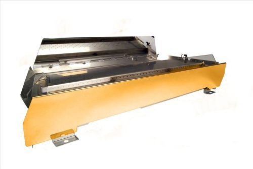 G22-GL 18 inch Match Lit Listed with Gold Trim Burner for Glass - NG