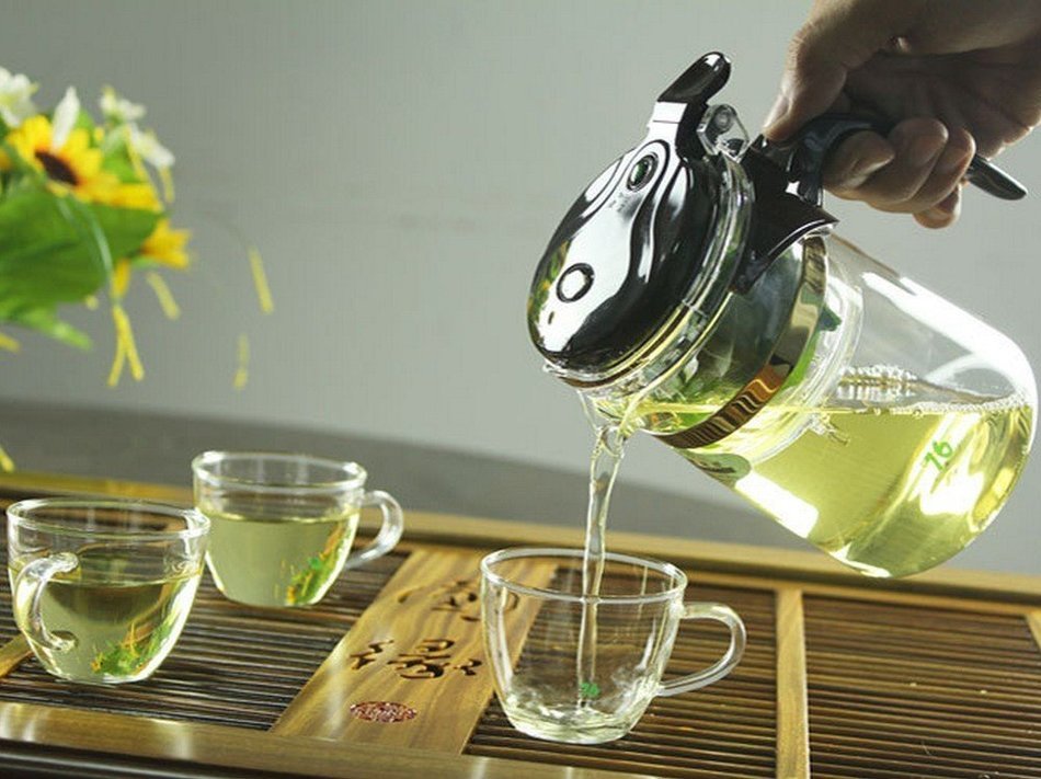 Top Grade Automatic Glass Tea Cup/teapot with Infuser(500ml)