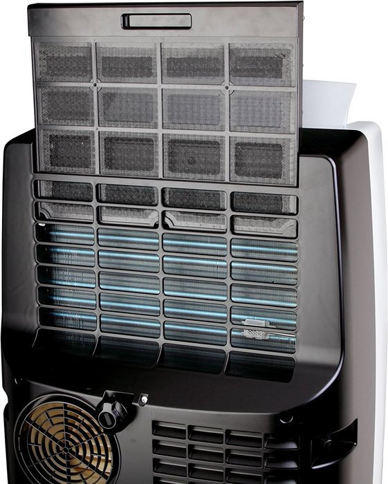 Honeywell MN12CES 12,000 BTU Portable Air Conditioner with Remote Control - Black/Silver N15