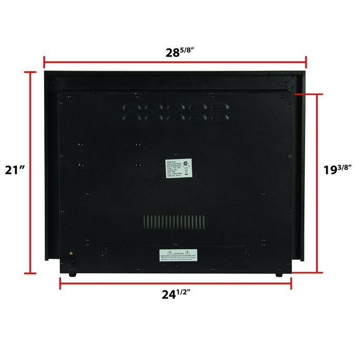 Best Choice Products, 28.5" Embedded Fireplace Electric Insert Heater Glass View Log Flame, Remote Home (Complete... N7