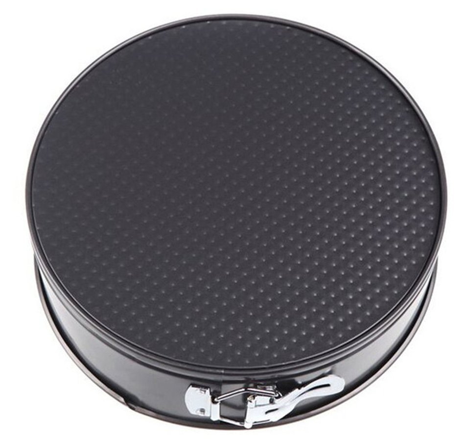 Round Cake Pan Molds for Baking 9 Inch Black Stainless Steel Baking Pan Durable Non-stick Durable Leakproof Bakeware...