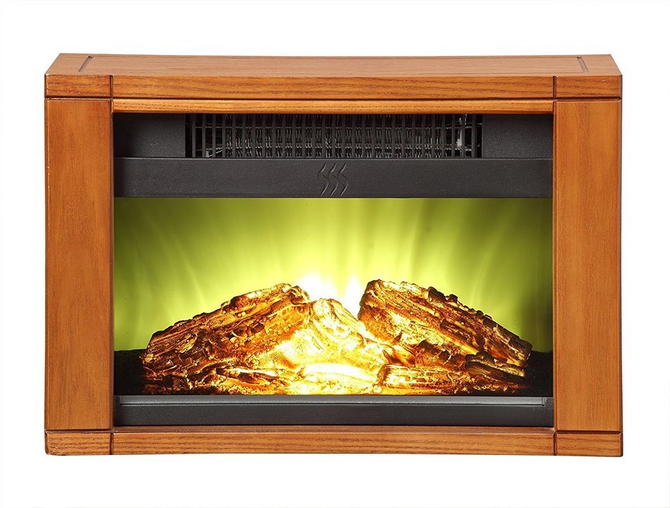 Muskoka MPF-BWL Electric Picture Frame Personal Fireplace with Multiple Setups N4