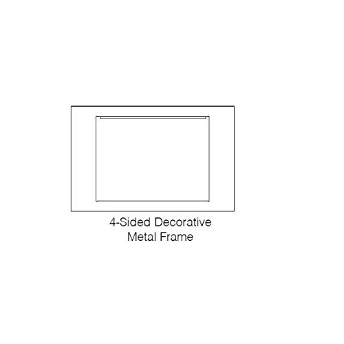 Loft Series DV MED IP Fireplace, Metal Frame & SS Front, LP N2