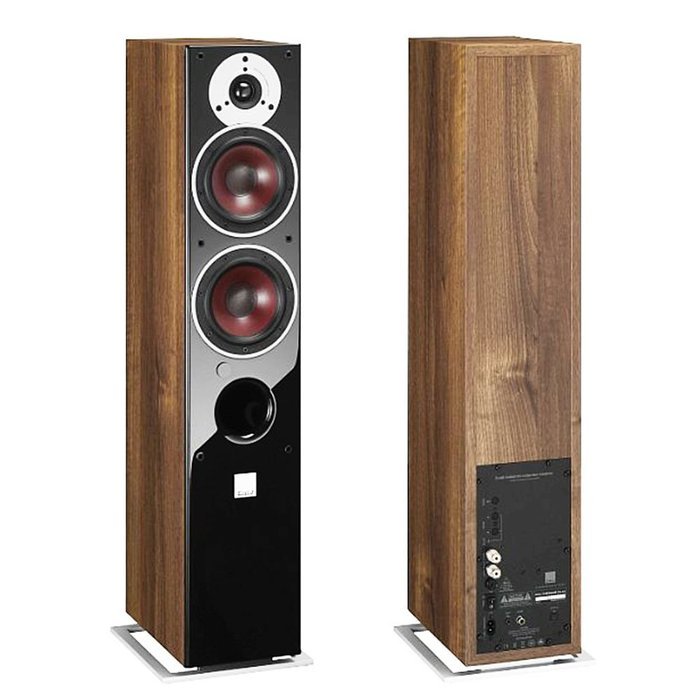 Dali Zensor 5 AX Active Compact Floorstanding Speakers (Pair, Light Walnut)