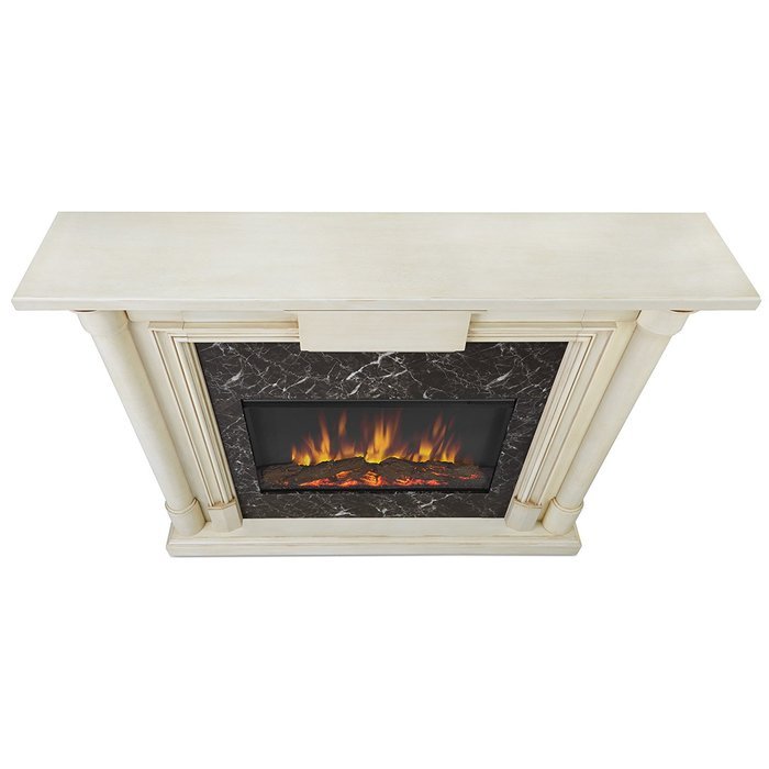 Real Flame Maxwell Electric Fireplace Whitewash N8