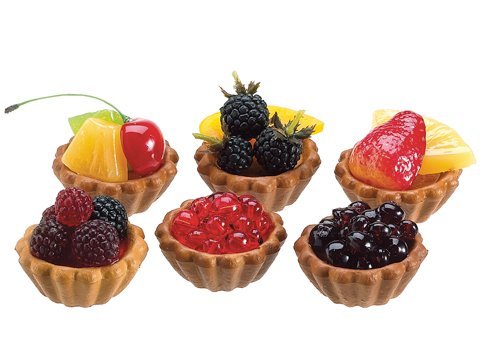 Fake Berry Fruit TARTS strawberry,berry artificial fruit