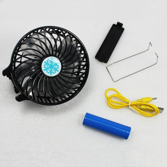 Fonxian Mini Portable Fan Rechargeable Battery Powered Small Table Fan