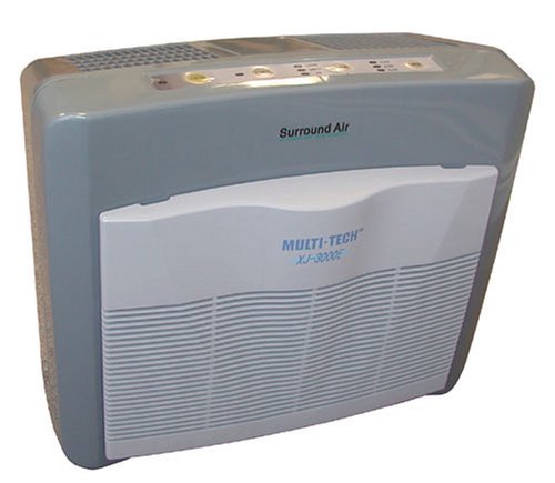 Surround Air Multi-Tech XJ-3000E Air Purifier with HEPA/Caron/Pre-Filter and Germicidal UV lamp