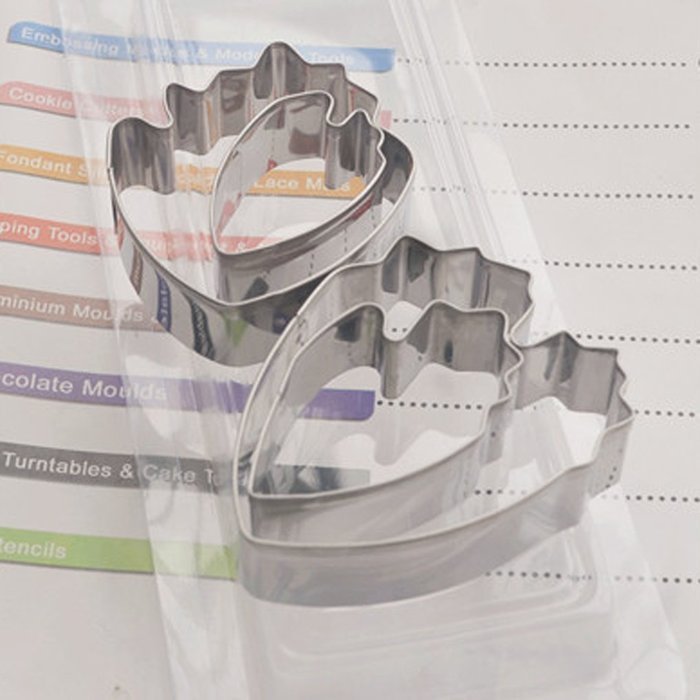 MuLuo Peony Stainless Steel Cookie Cutter Biscuit Bread Biscuit Molds Set