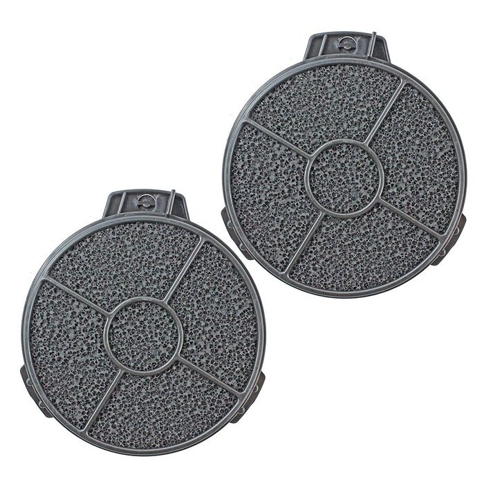 Cata Designair Cooker Hood Extractor Round Carbon Filters (, Pack of 2)